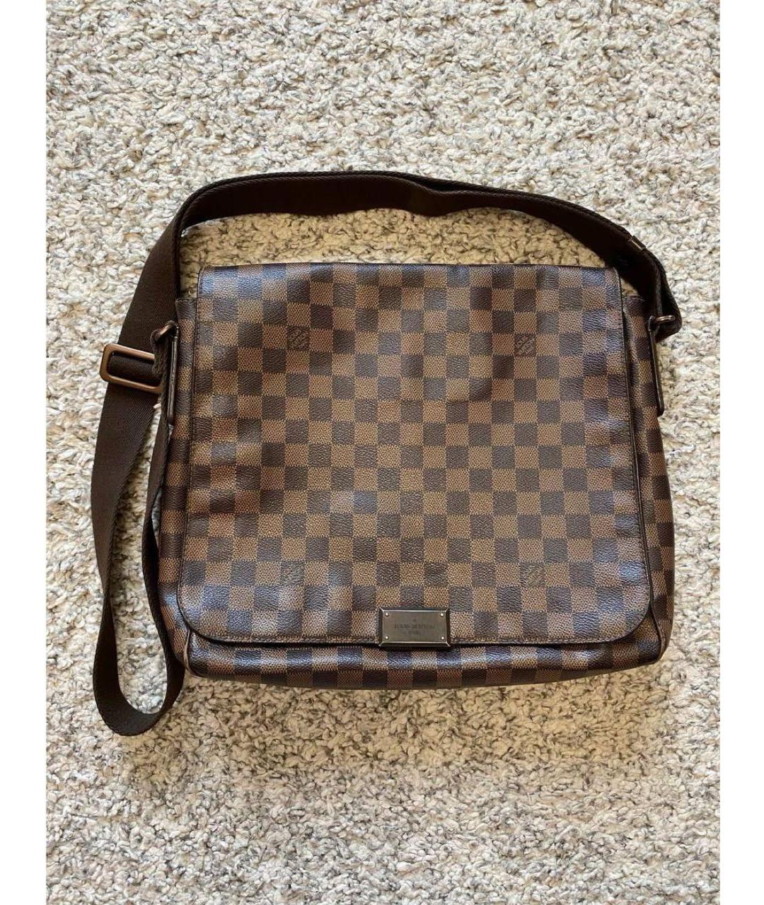 LOUIS VUITTON Коричневая сумка на плечо, фото 6