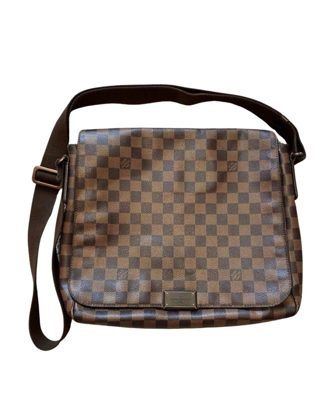 LOUIS VUITTON Коричневая сумка на плечо, фото 1