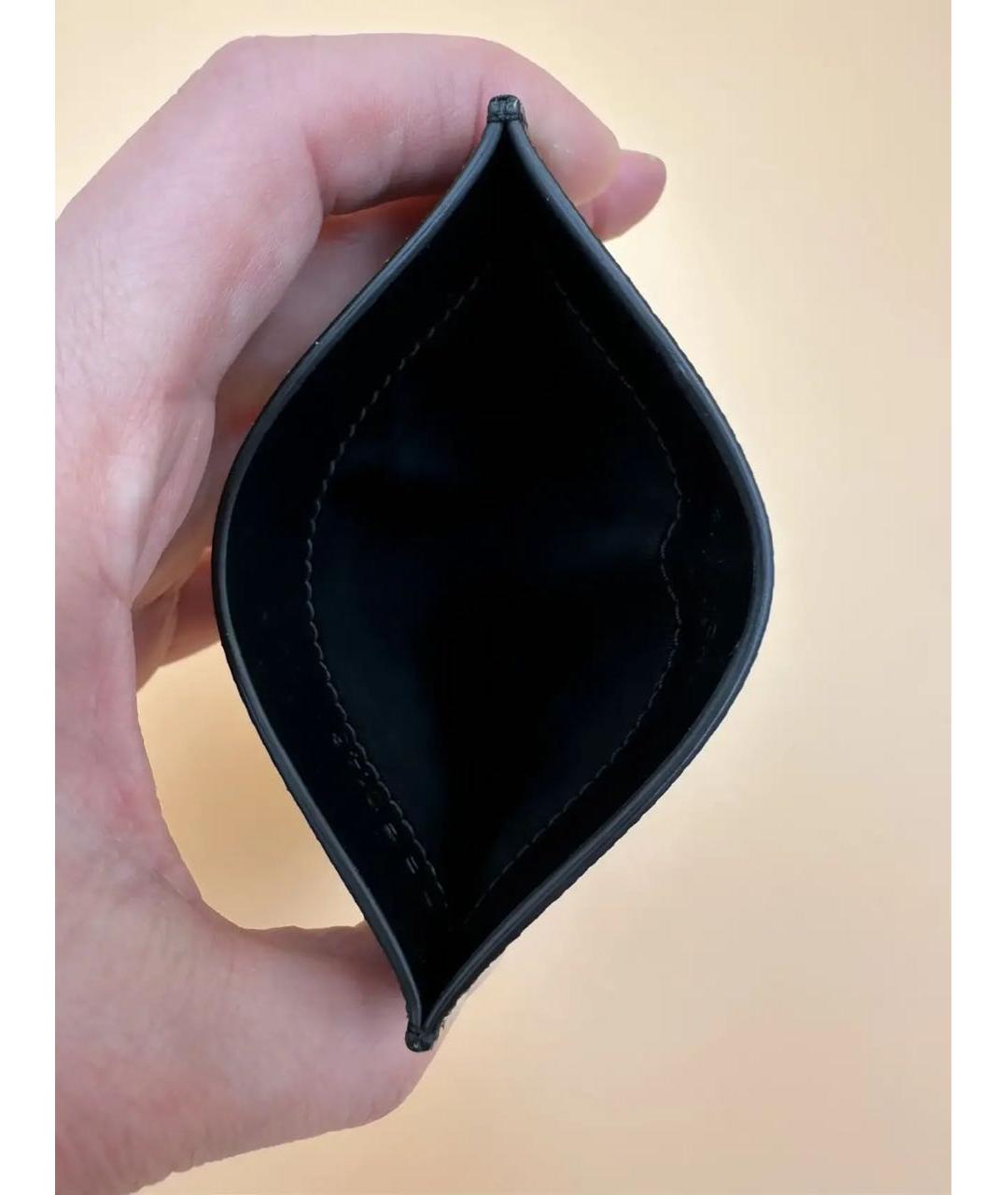 GIVENCHY Черный кожаный кардхолдер, фото 8