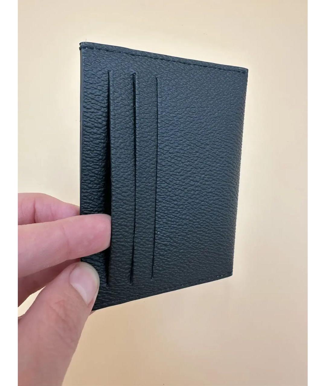 GIVENCHY Черный кожаный кардхолдер, фото 6