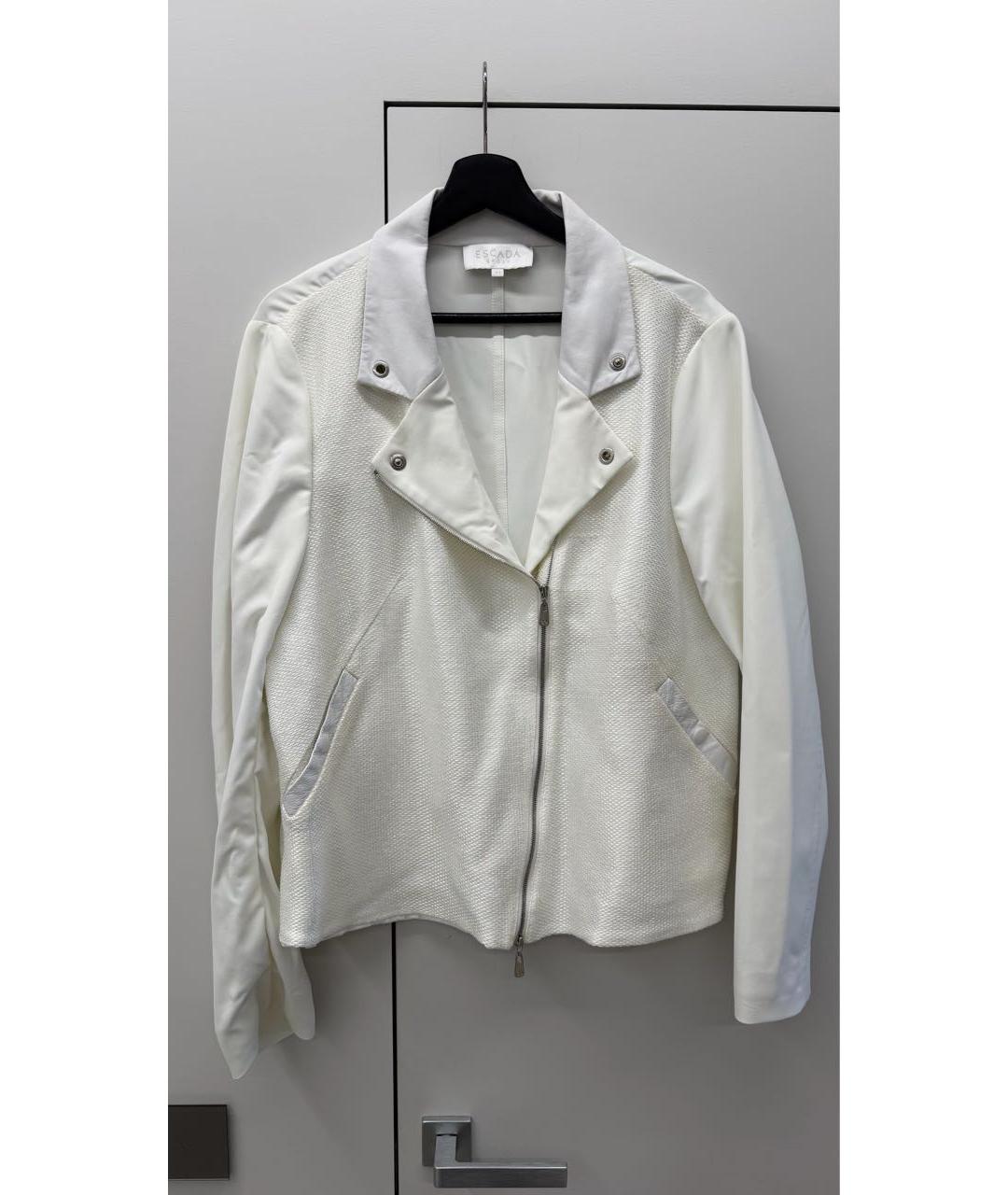 ESCADA Белая кожаная куртка, фото 5