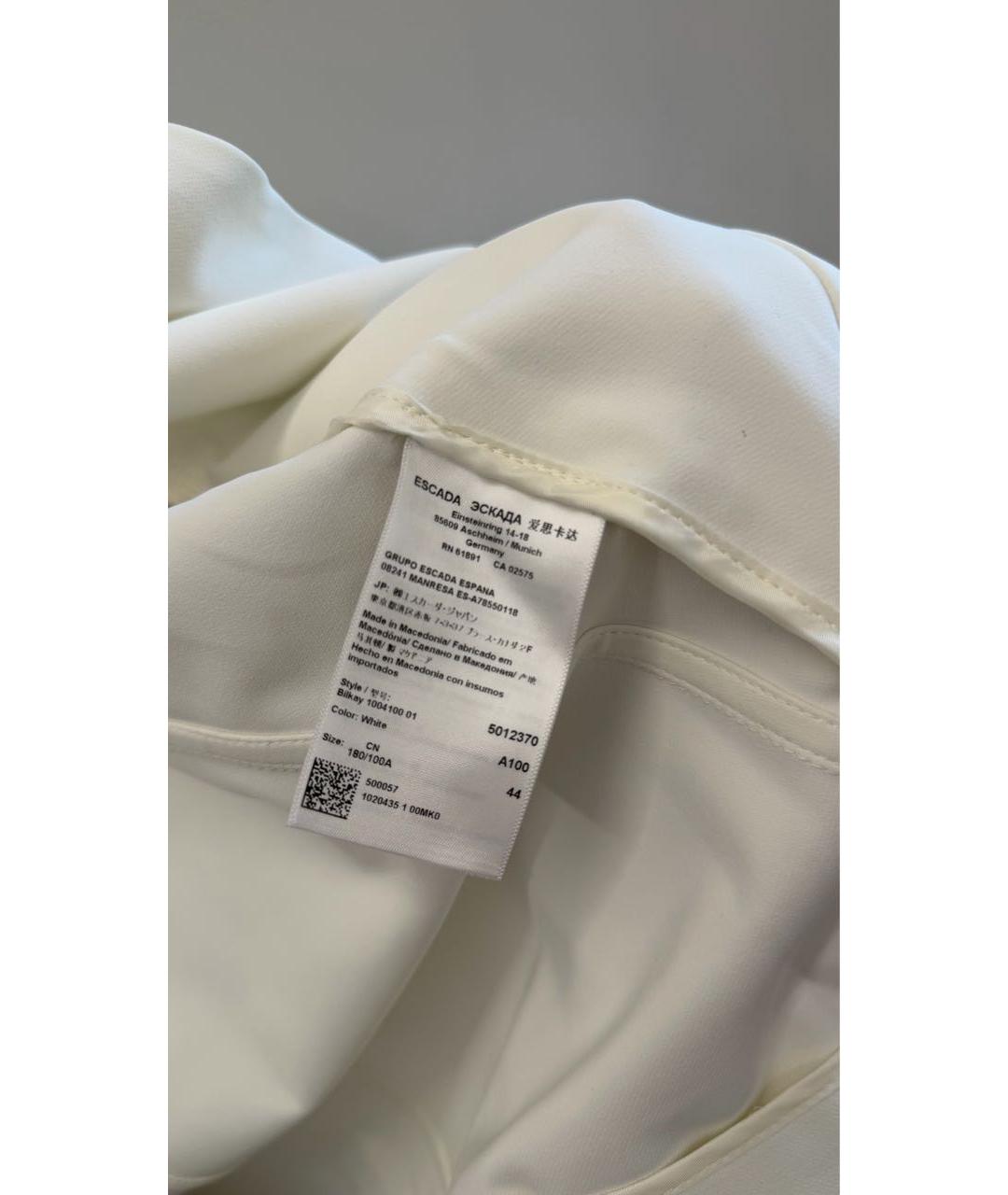 ESCADA Белая кожаная куртка, фото 3
