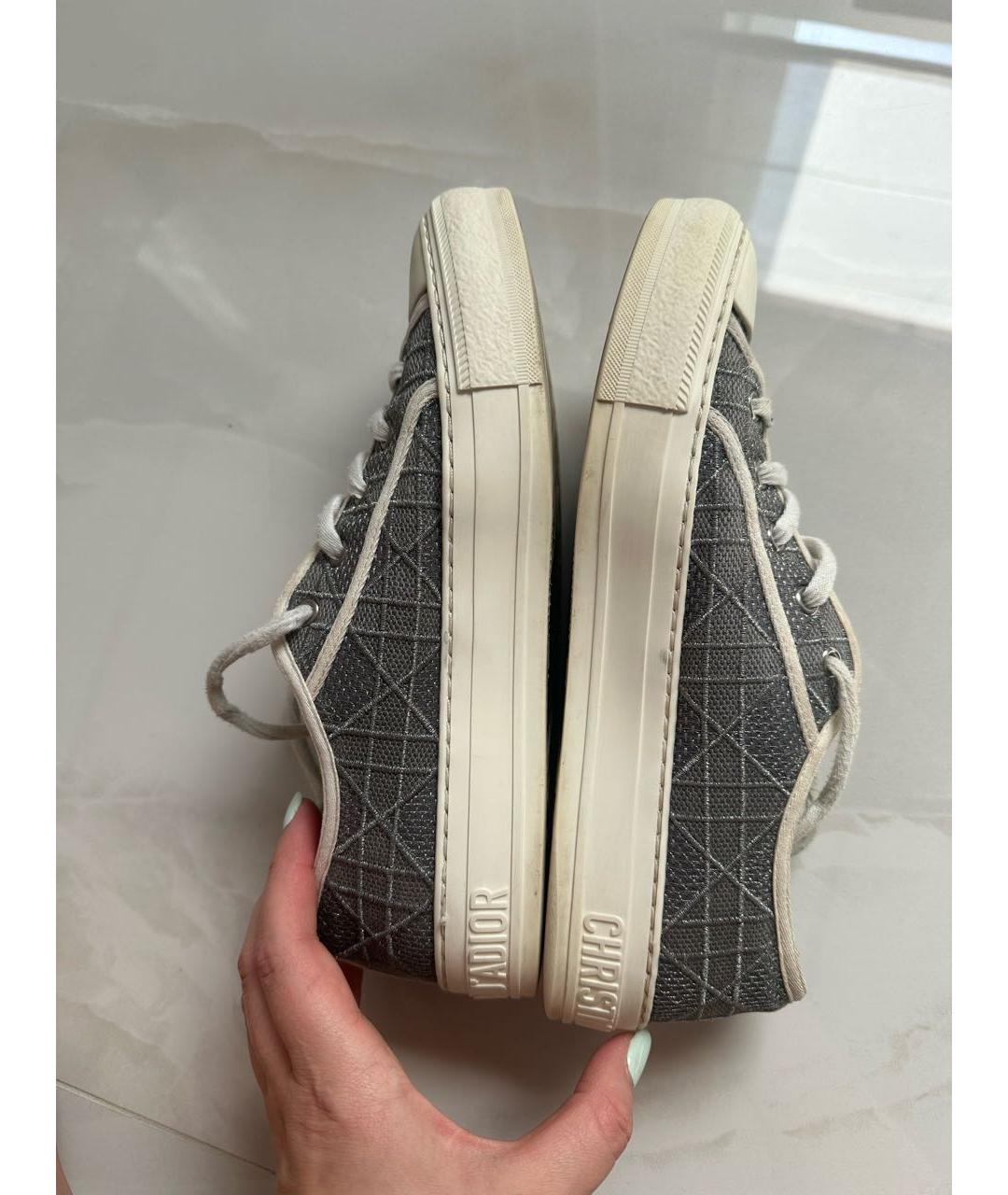 CHRISTIAN DIOR Серые кеды, фото 9