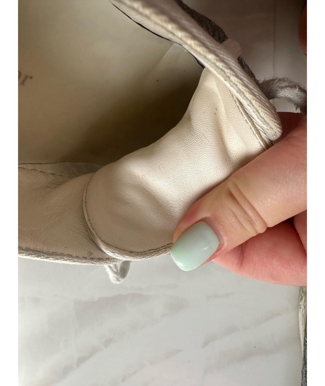 CHRISTIAN DIOR Серые кеды, фото 6