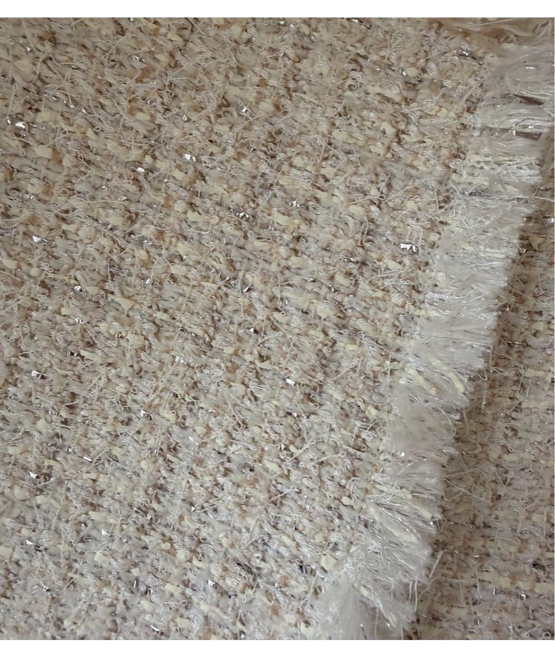 ALEXANDER MCQUEEN Белый твидовый жакет/пиджак, фото 4