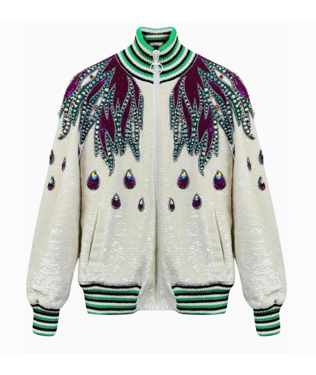 GUCCI Бежевая хлопковая куртка, фото 9