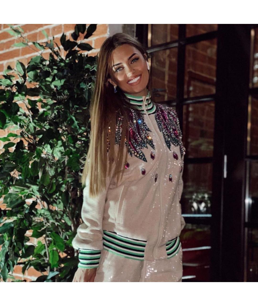 GUCCI Бежевая хлопковая куртка, фото 7