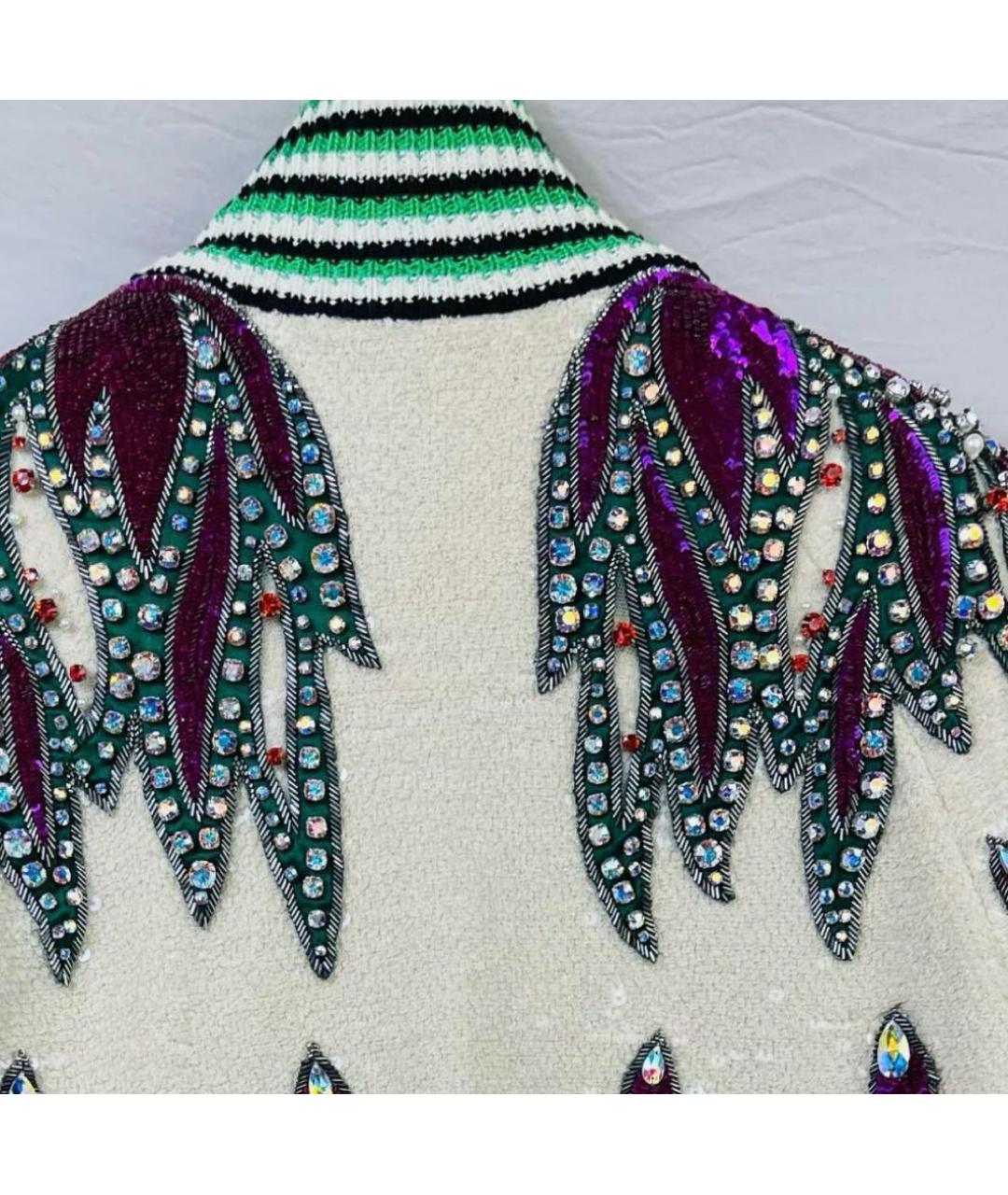 GUCCI Бежевая хлопковая куртка, фото 5