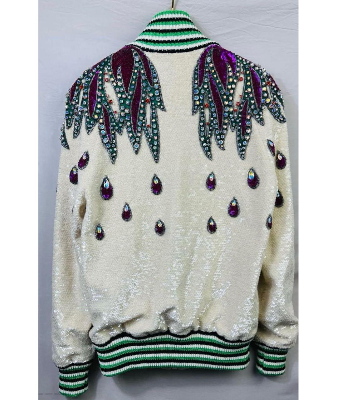 GUCCI Бежевая хлопковая куртка, фото 4