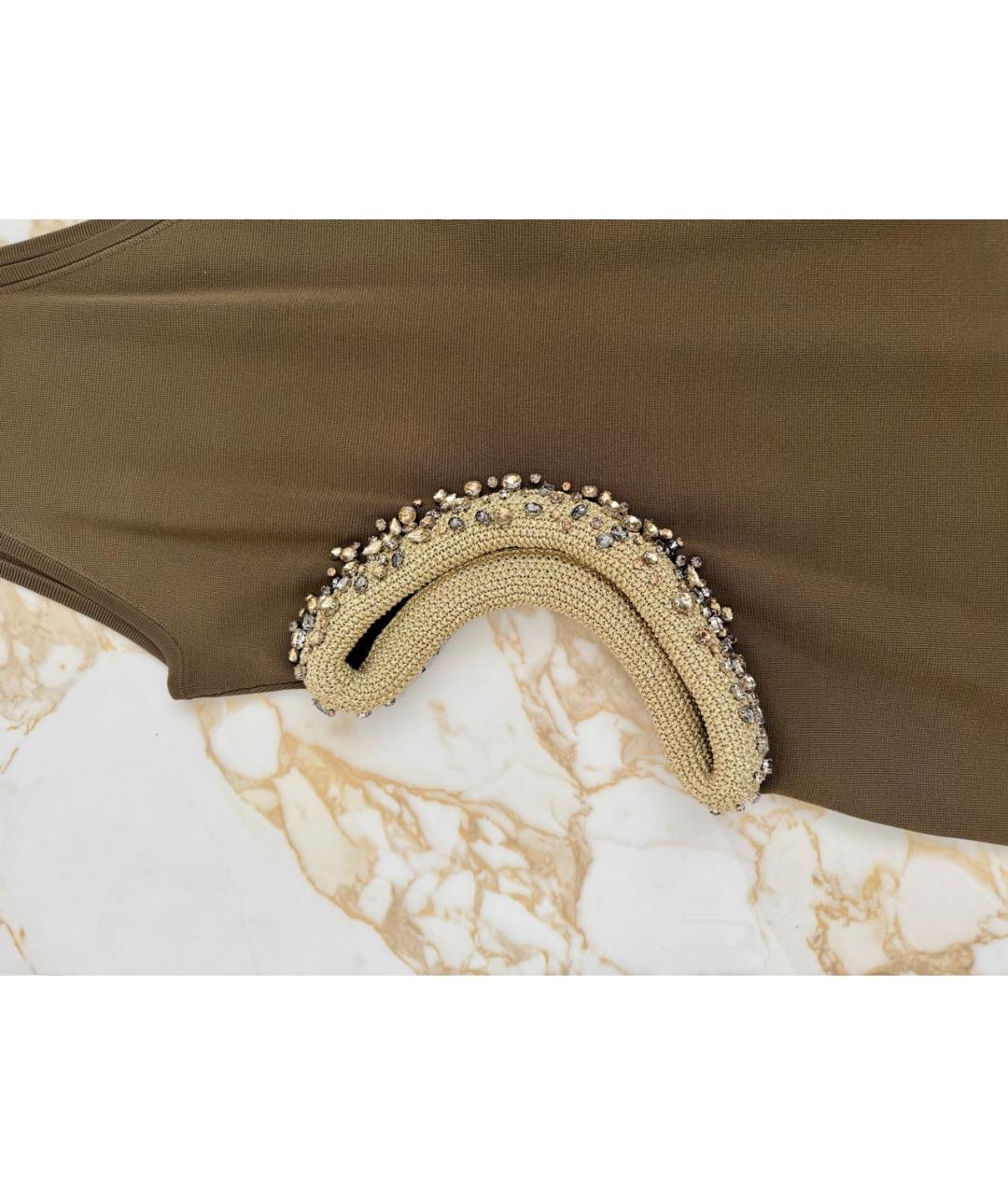 CULT GAIA Зеленые полиэстеровое повседневное платье, фото 2