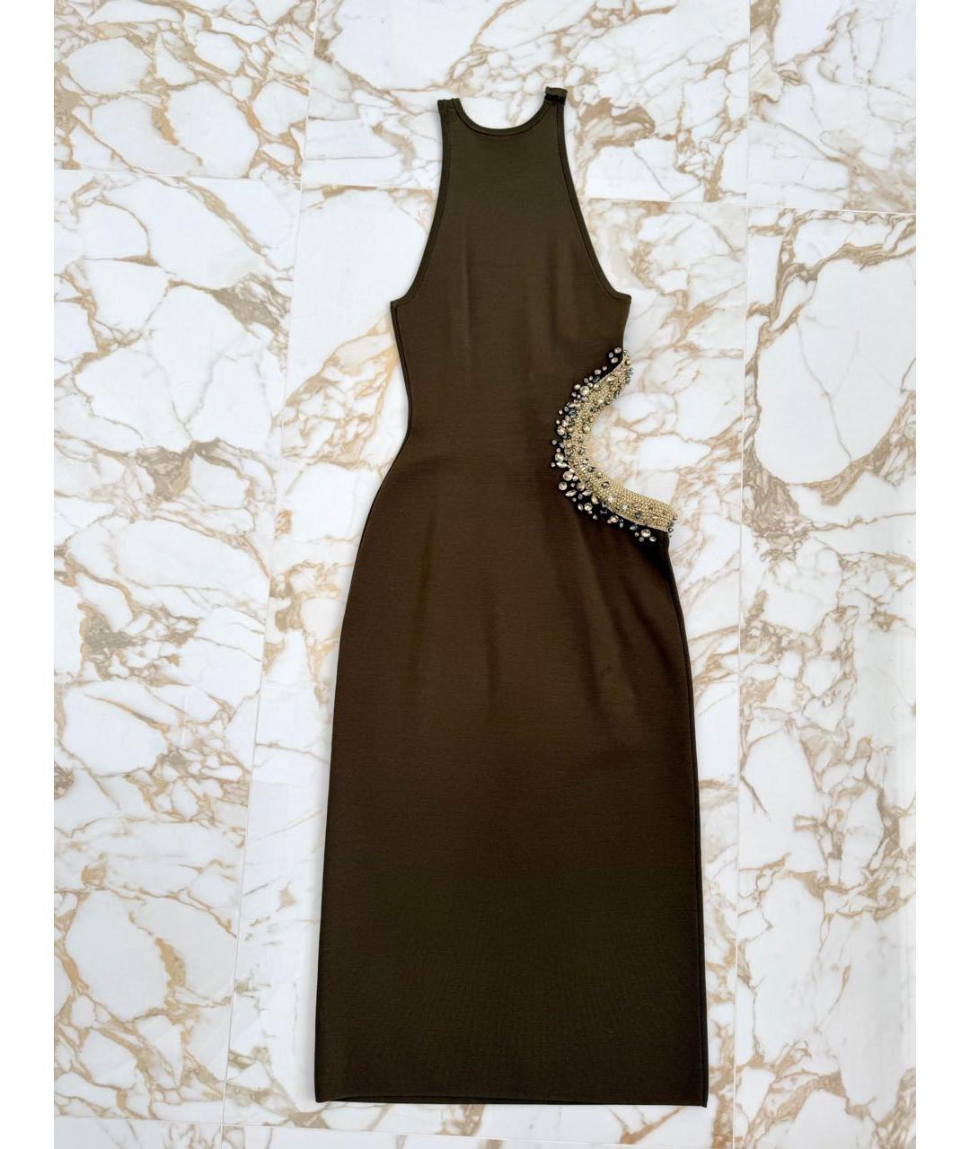 CULT GAIA Зеленые полиэстеровое повседневное платье, фото 5