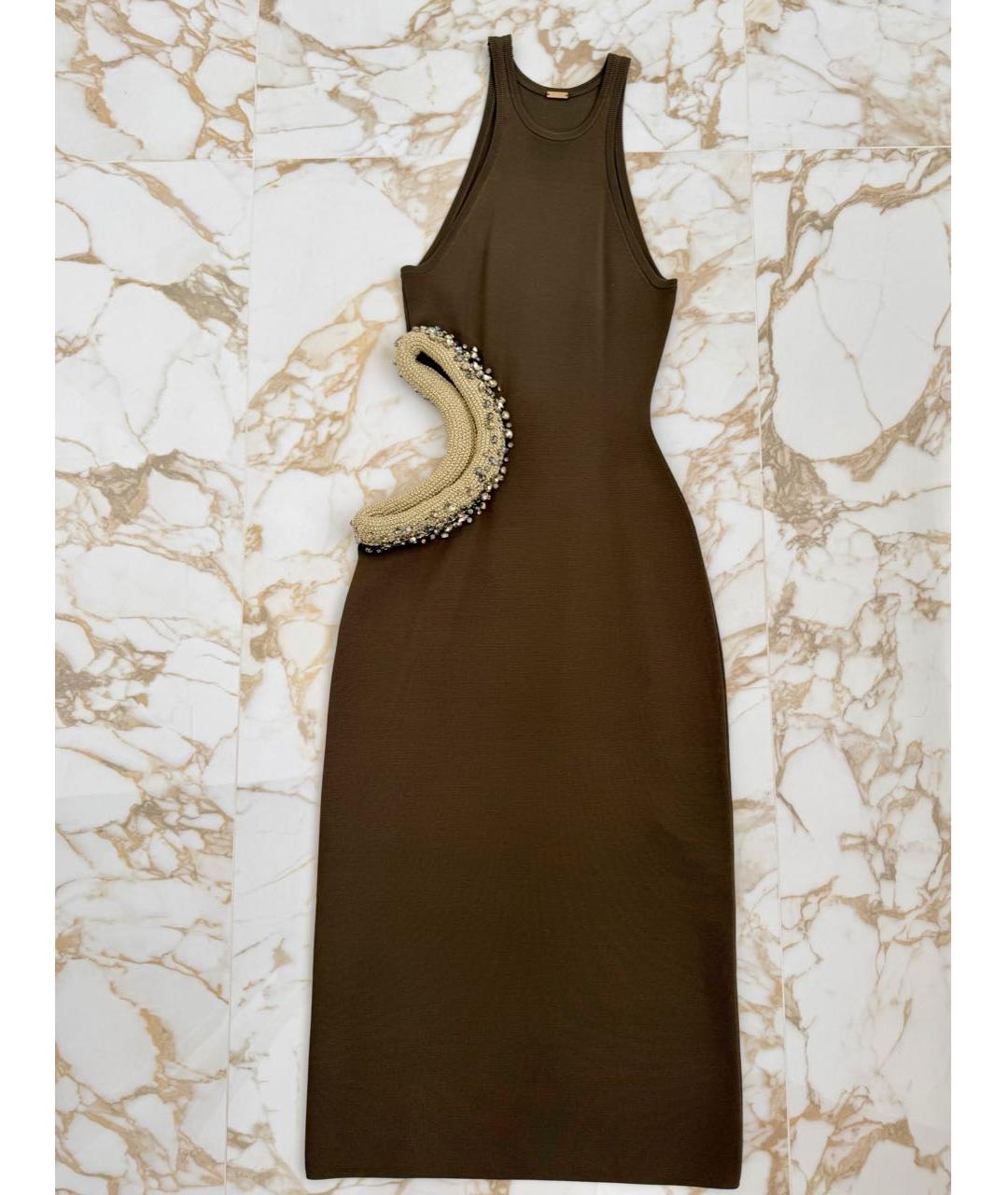 CULT GAIA Зеленые полиэстеровое повседневное платье, фото 7