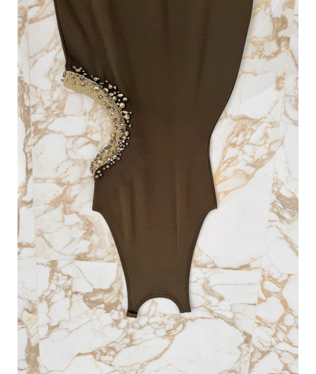 CULT GAIA Зеленые полиэстеровое повседневное платье, фото 6