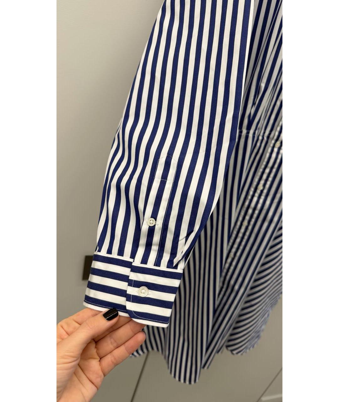 RALPH LAUREN Синее хлопковое повседневное платье, фото 5