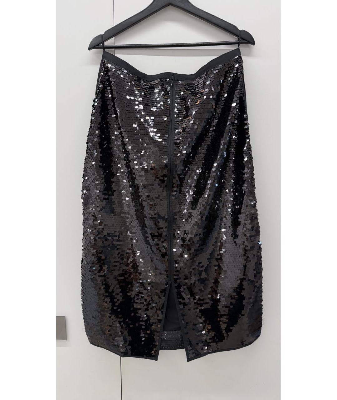 WEEKEND MAX MARA Черная юбка миди, фото 2