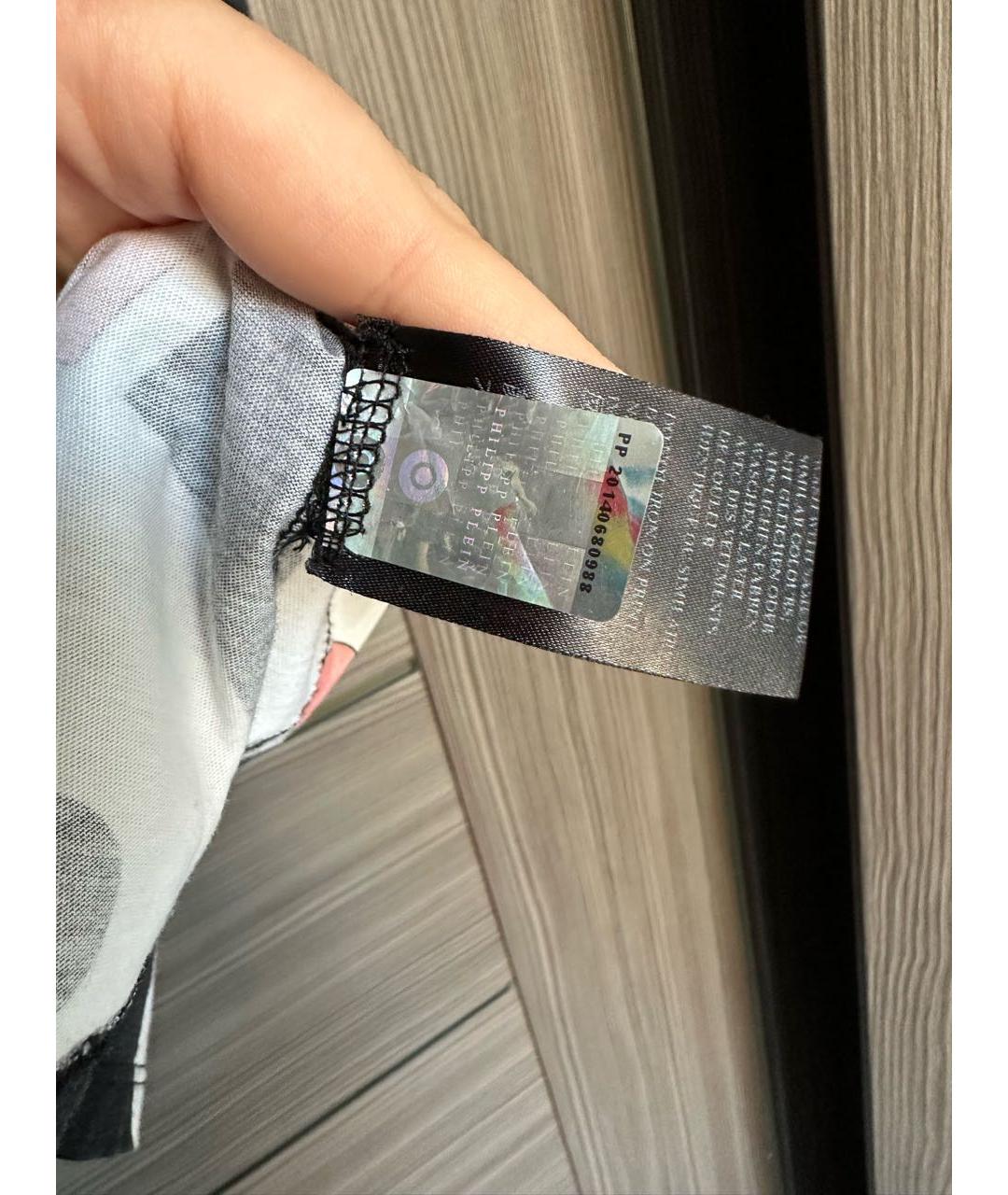 PHILIPP PLEIN Черная хлопковая футболка, фото 5