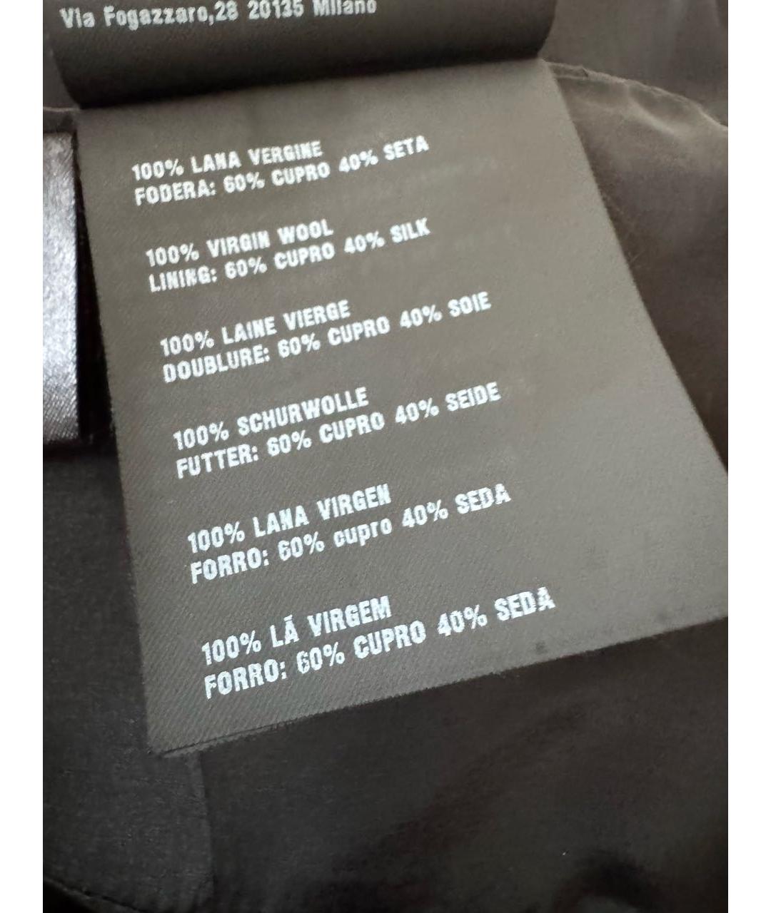 PRADA Черный шерстяной сарафан, фото 5