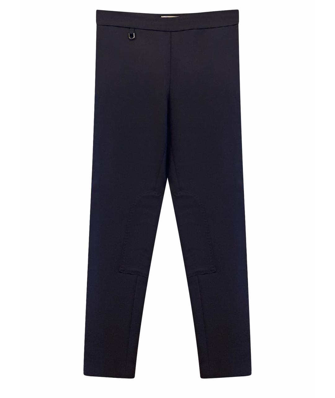 MAX MARA Черные шерстяные брюки узкие, фото 1