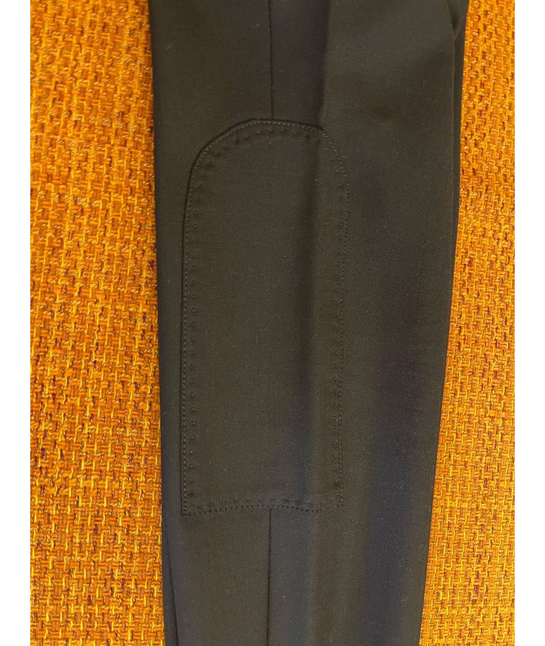 MAX MARA Черные шерстяные брюки узкие, фото 5