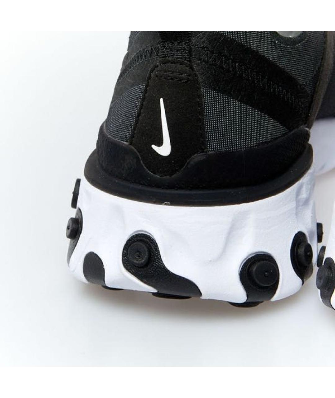 NIKE Черные текстильные низкие кроссовки / кеды, фото 5