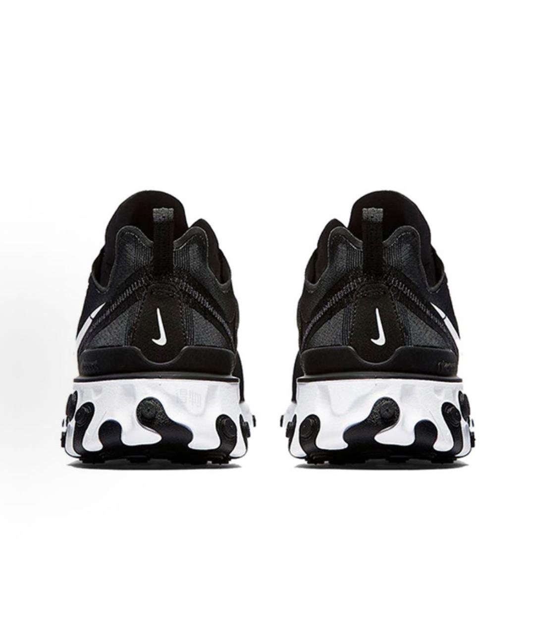 NIKE Черные текстильные низкие кроссовки / кеды, фото 4