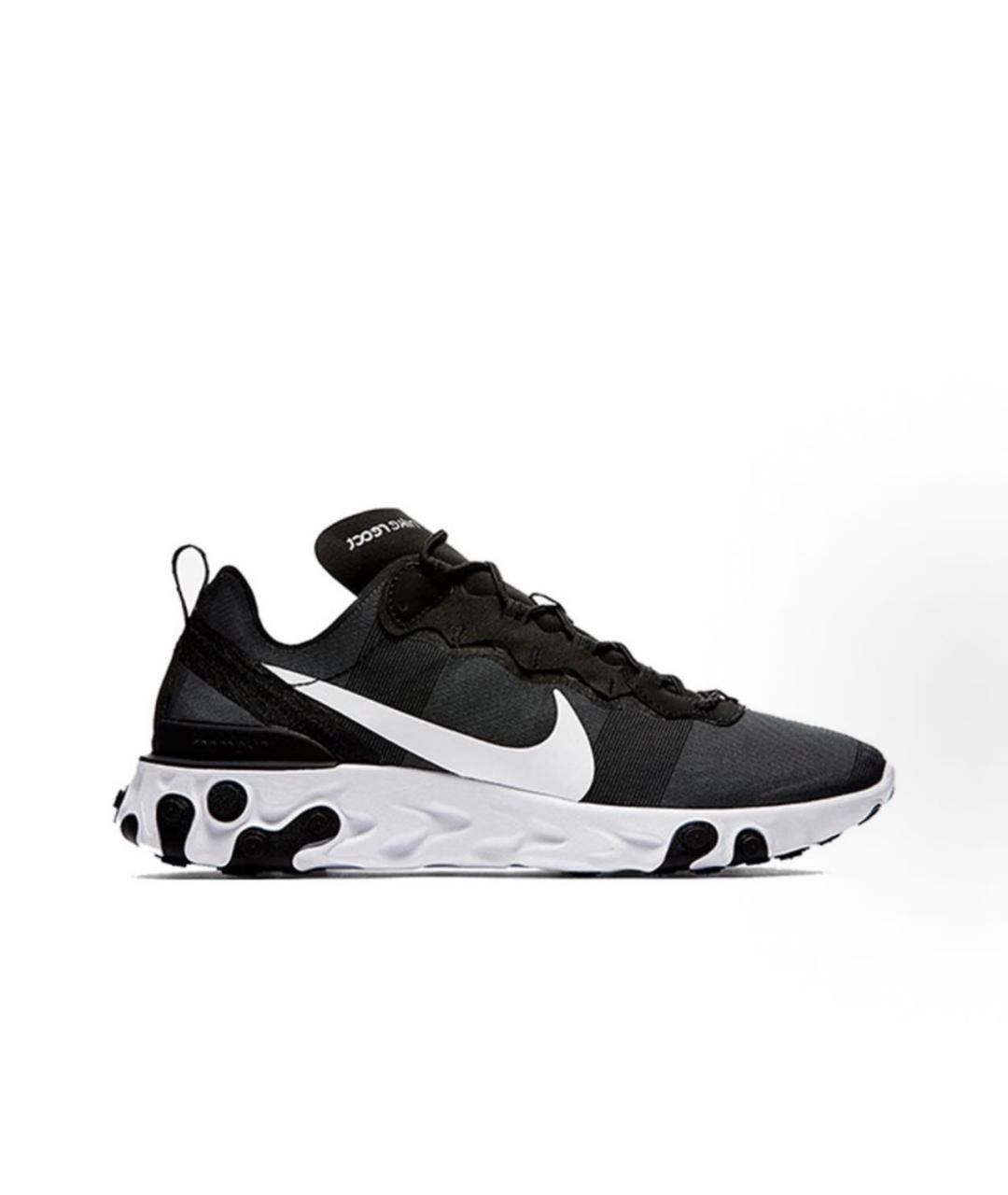 NIKE Черные текстильные низкие кроссовки / кеды, фото 9