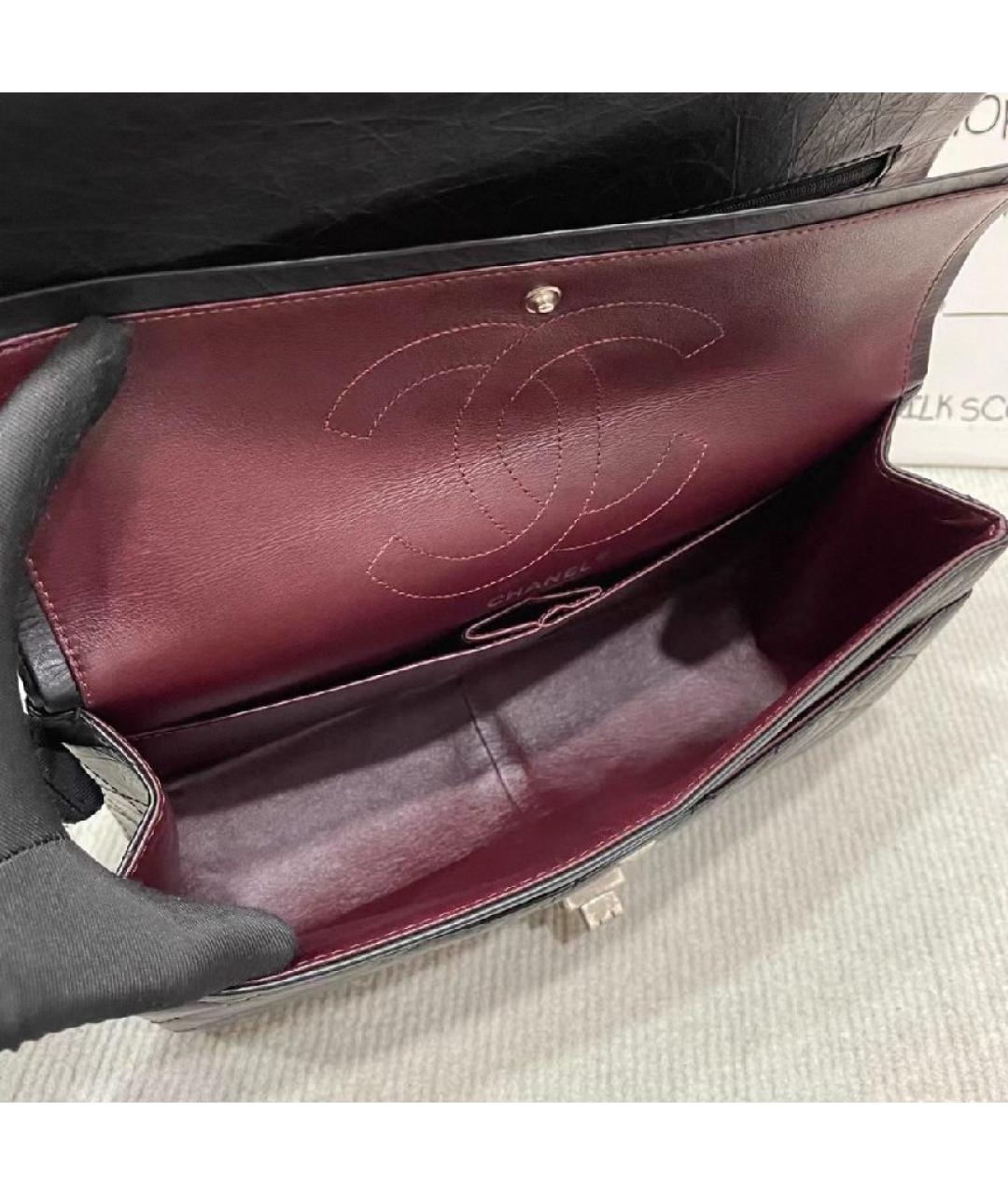 CHANEL Черная кожаная сумка через плечо, фото 2