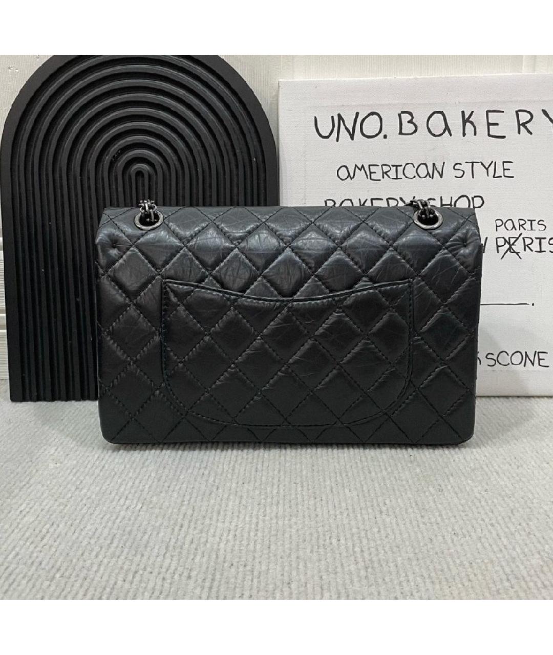 CHANEL Черная кожаная сумка через плечо, фото 3