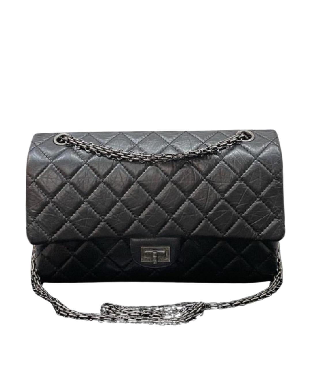 CHANEL Черная кожаная сумка через плечо, фото 1