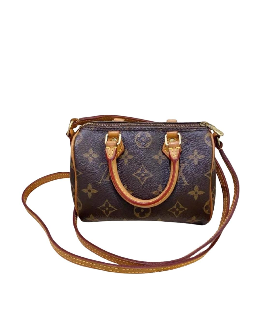 LOUIS VUITTON Коричневая сумка с короткими ручками, фото 1