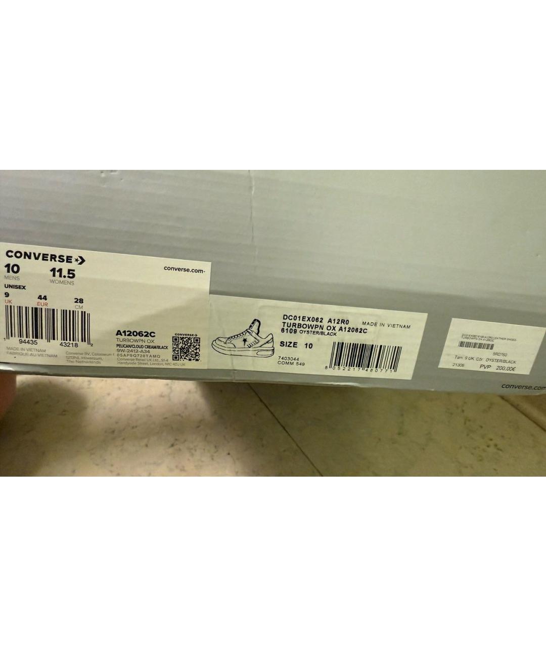 RICK OWENS Бежевые кожаные низкие кроссовки / кеды, фото 8