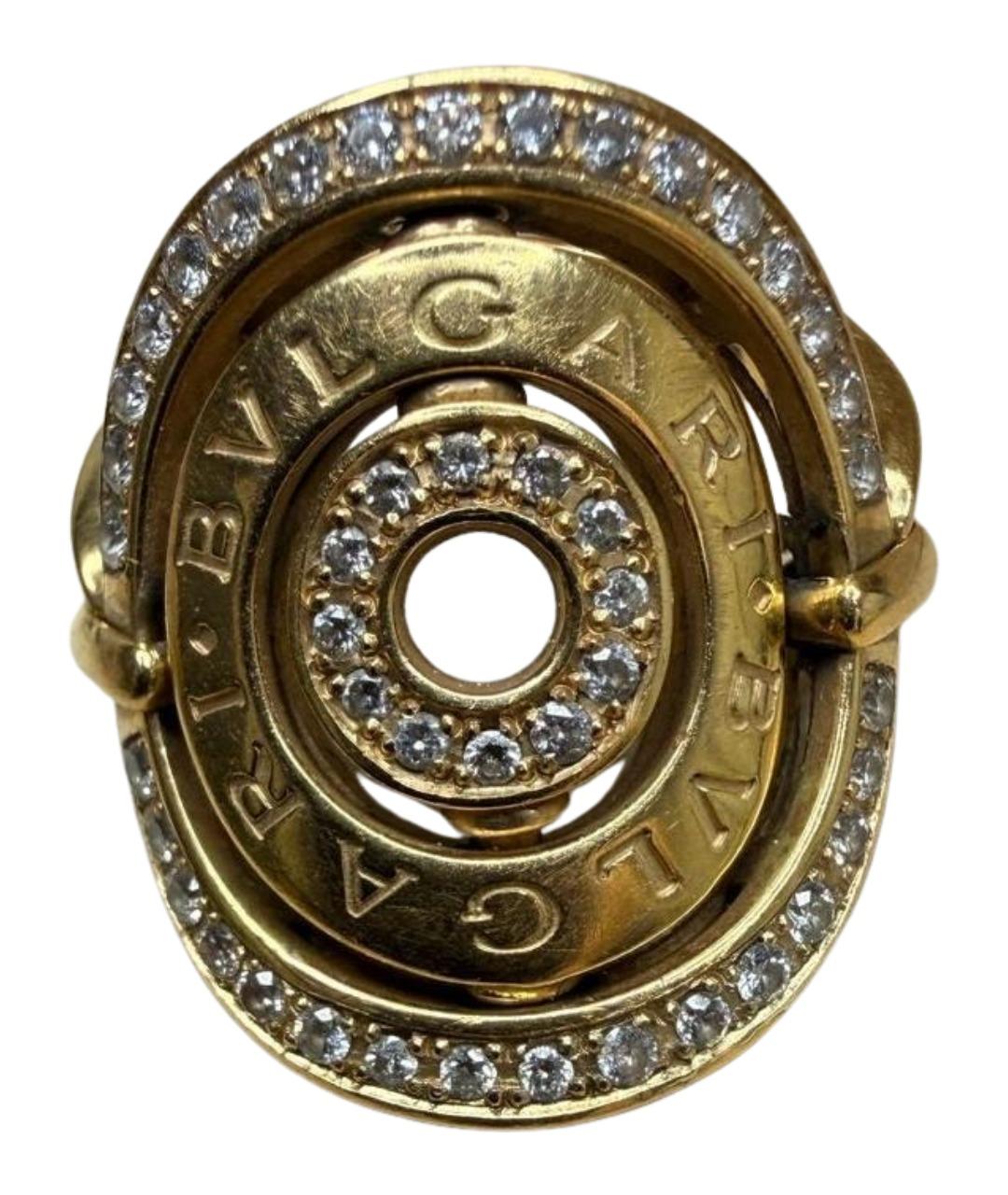 BVLGARI Золотое кольцо из желтого золота, фото 1