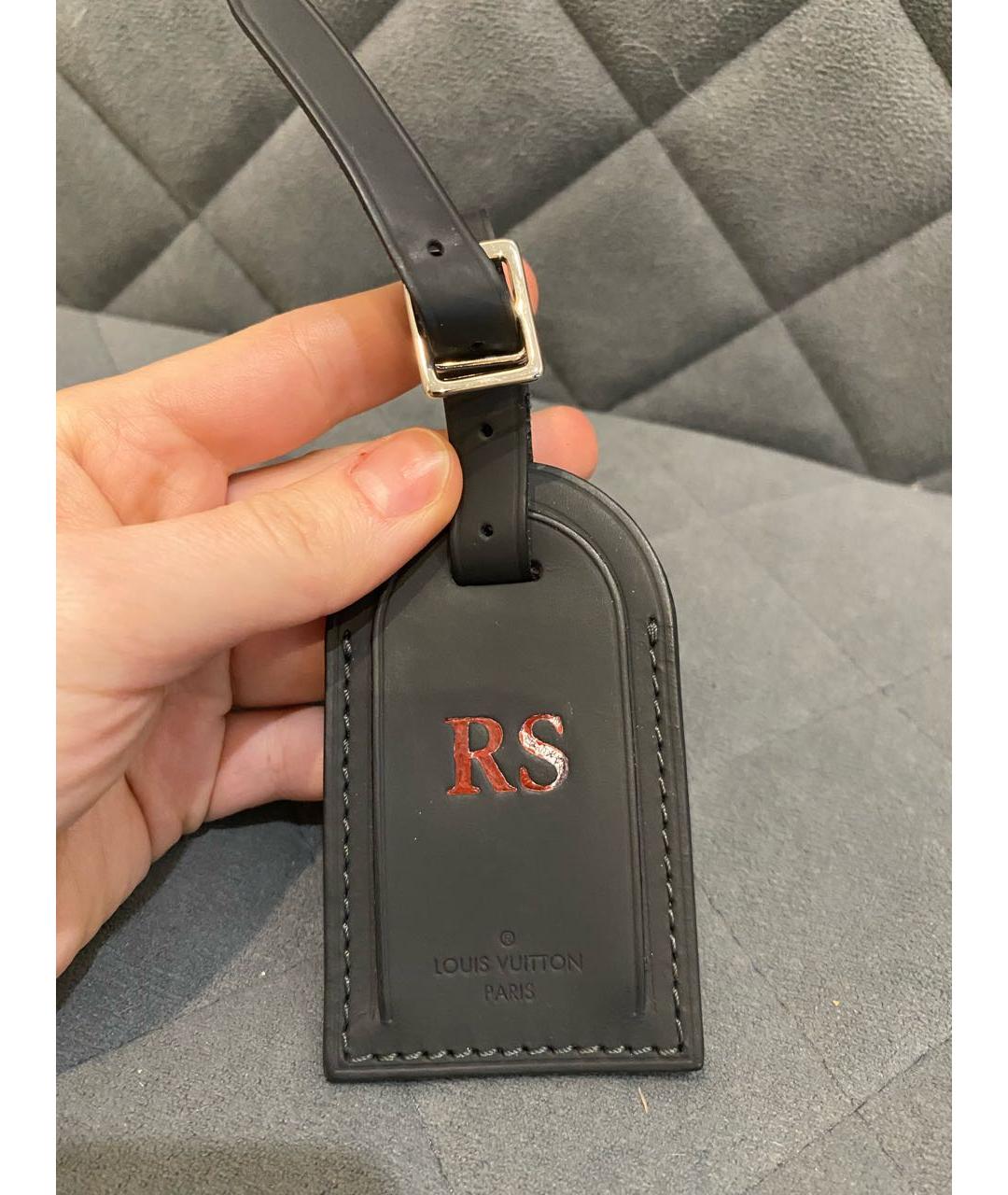 LOUIS VUITTON Черный брелок, фото 4