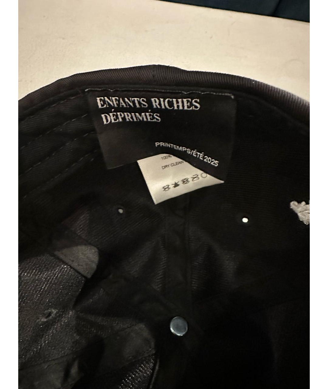 Enfants Riches Déprimés Черная хлопковая кепка/бейсболка, фото 4