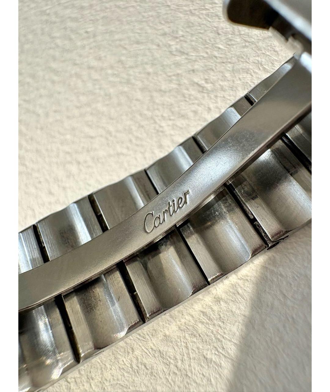 CARTIER Серебряные часы из желтого золота, фото 6