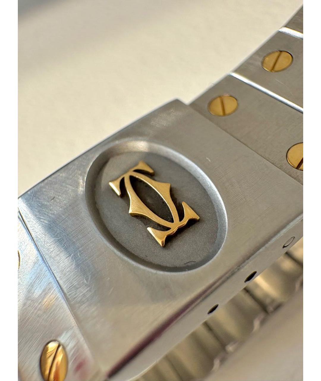 CARTIER Серебряные часы из желтого золота, фото 8