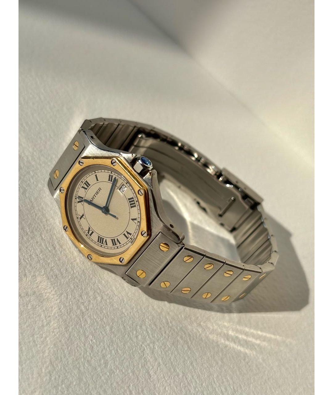 CARTIER Серебряные часы из желтого золота, фото 5