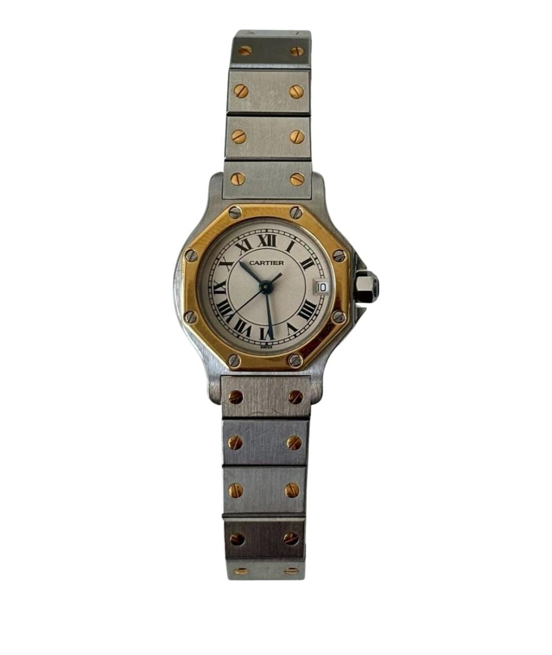 CARTIER Серебряные часы из желтого золота, фото 1