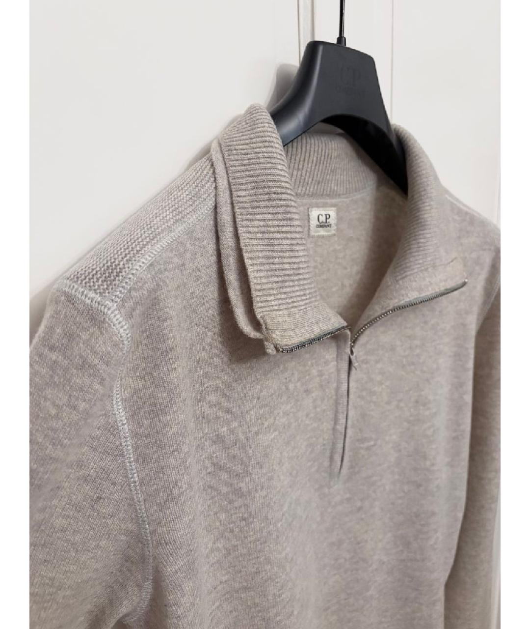 CP COMPANY Серый шерстяной кардиган, фото 4