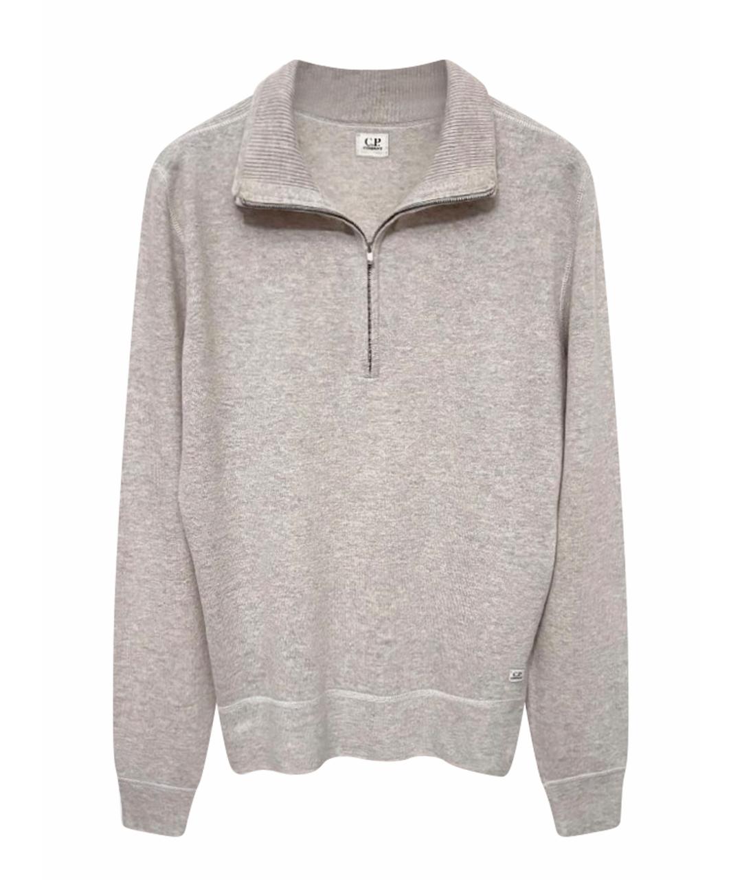 CP COMPANY Серый шерстяной кардиган, фото 1