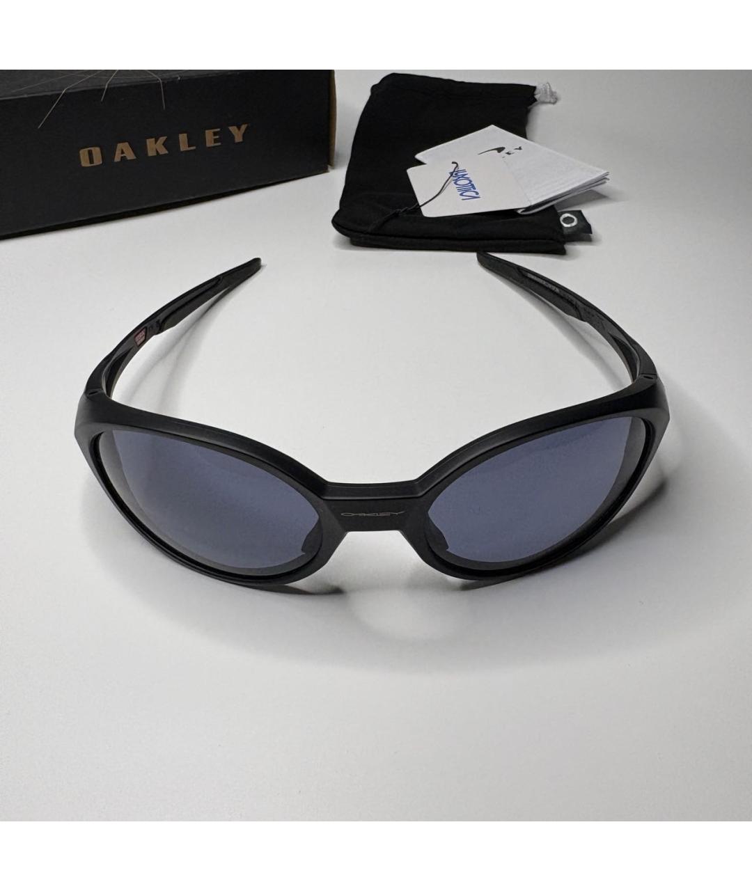 OAKLEY Черные пластиковые солнцезащитные очки, фото 6