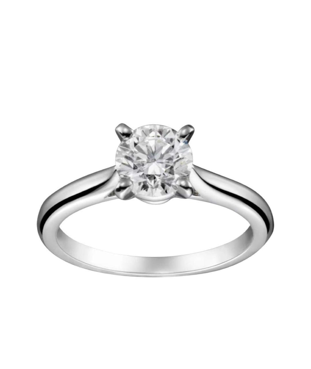 CARTIER Серебряное платиновое кольцо, фото 1