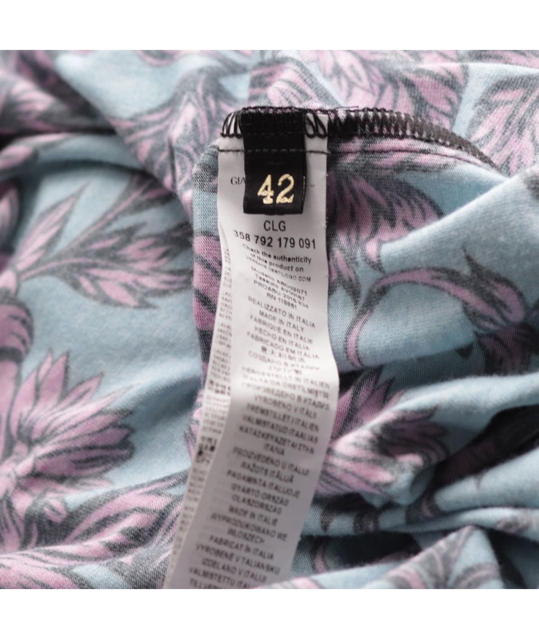 VERSACE Мульти вискозная туника, фото 7