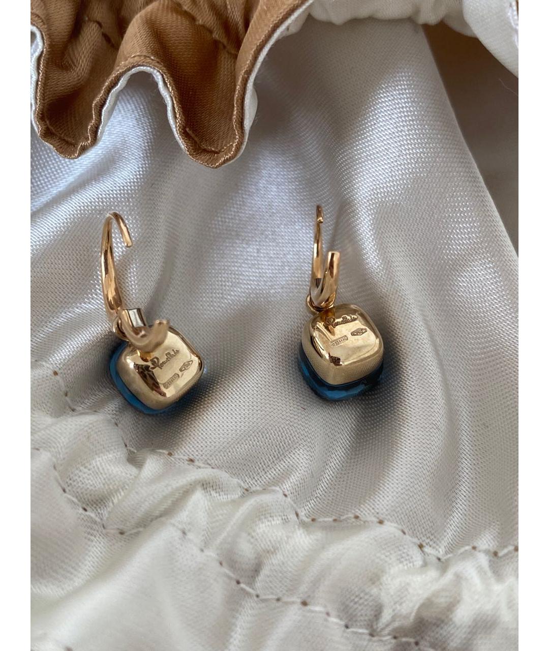 POMELLATO Синие серьги из розового золота, фото 2