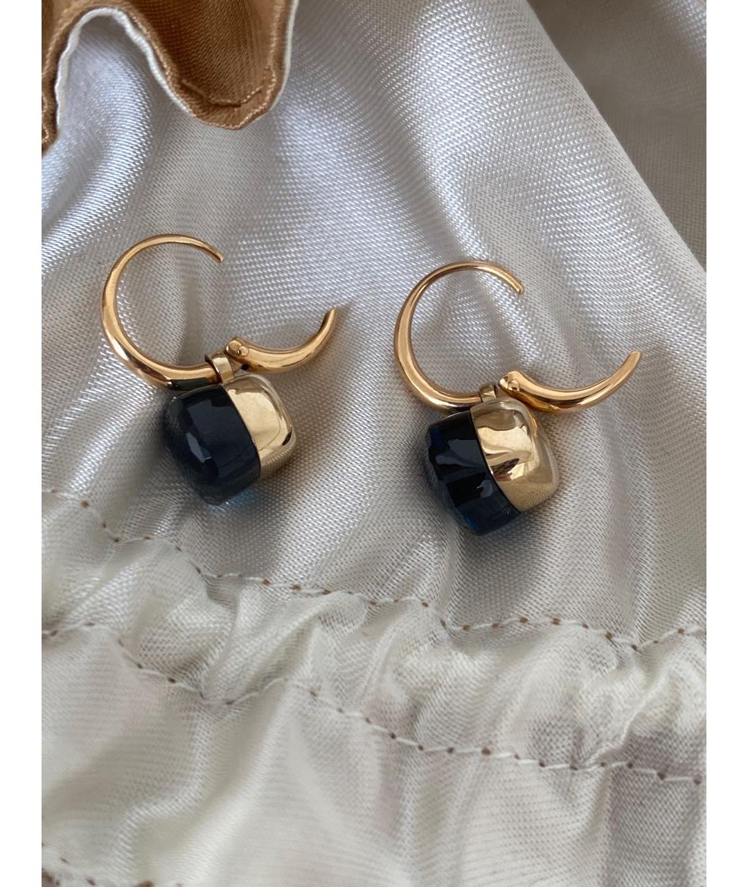 POMELLATO Синие серьги из розового золота, фото 3