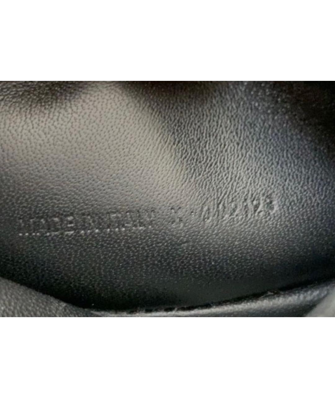 BALENCIAGA Черная кожаная сумка через плечо, фото 5