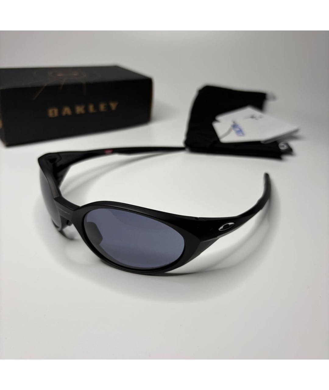 OAKLEY Черные пластиковые солнцезащитные очки, фото 5