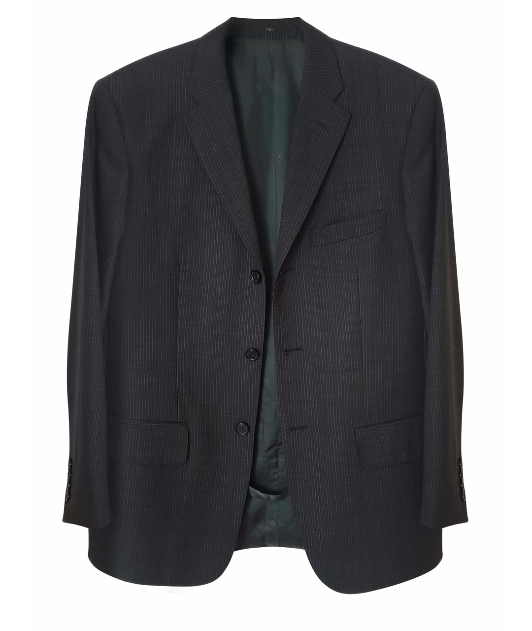 VALENTINO Черный шерстяной пиджак, фото 1