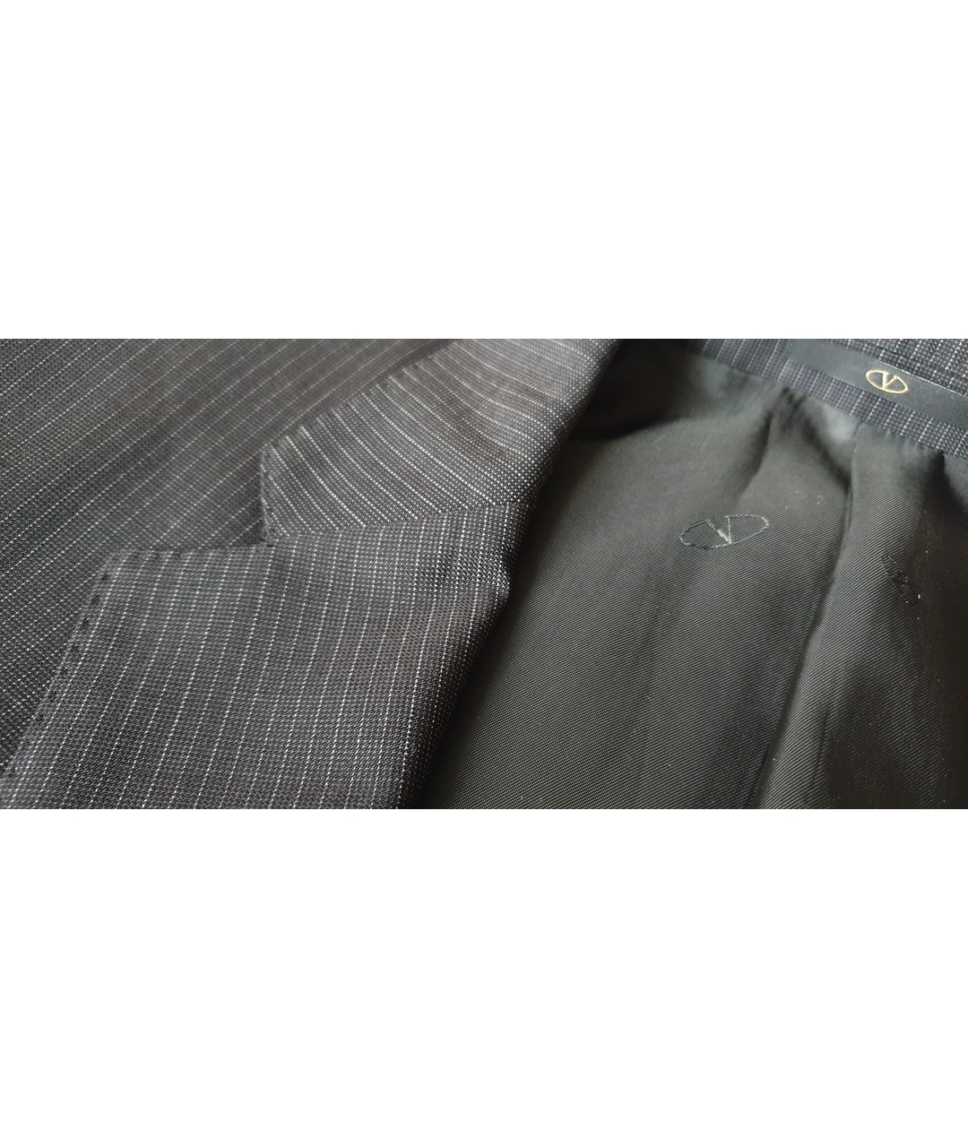 VALENTINO Черный шерстяной пиджак, фото 3