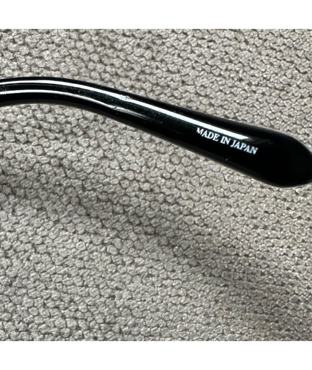 LINDA FARROW Черные пластиковые солнцезащитные очки, фото 6